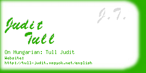judit tull business card